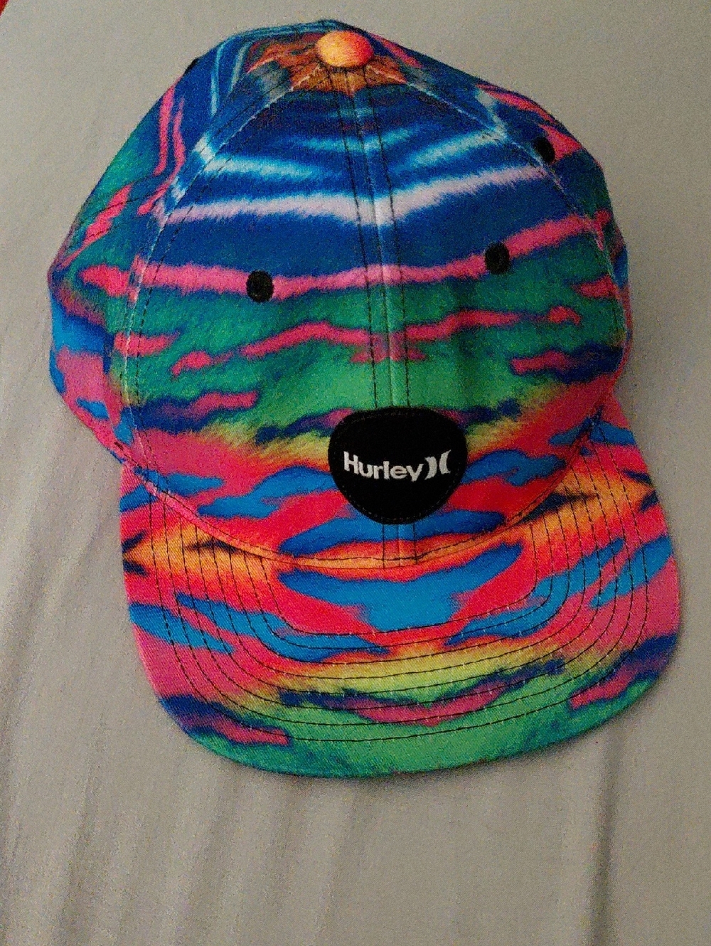 Men's Tie-dye Hurley snapback hat